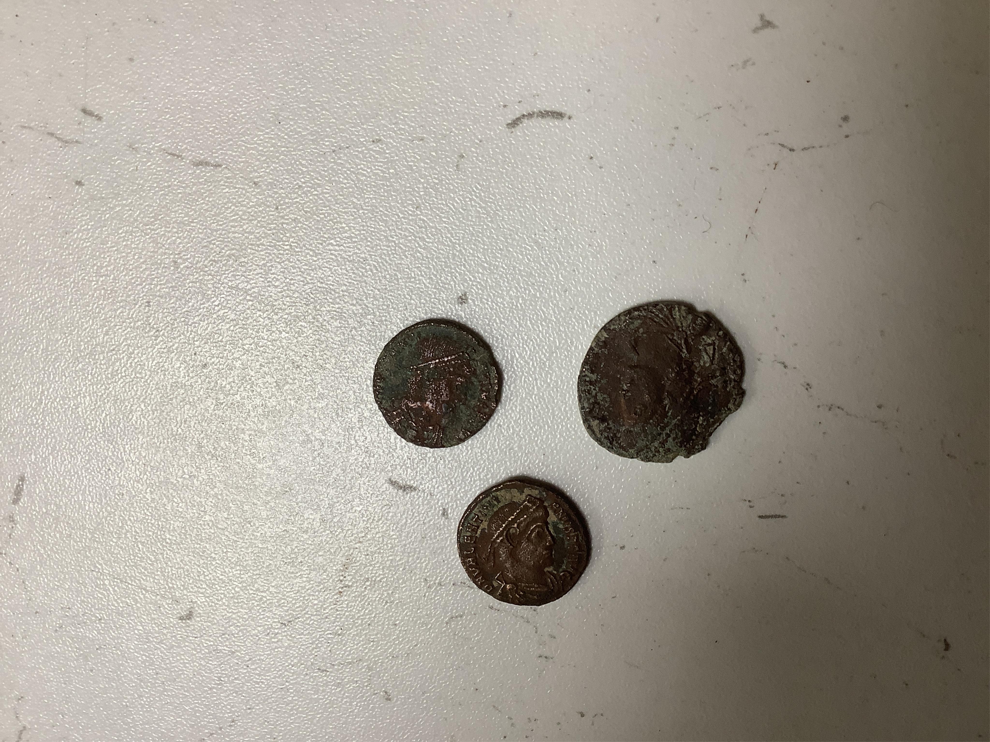 British Hammered coins, including a groat, Charles I shilling, Edward penny, two Roman AR denarius, other coins